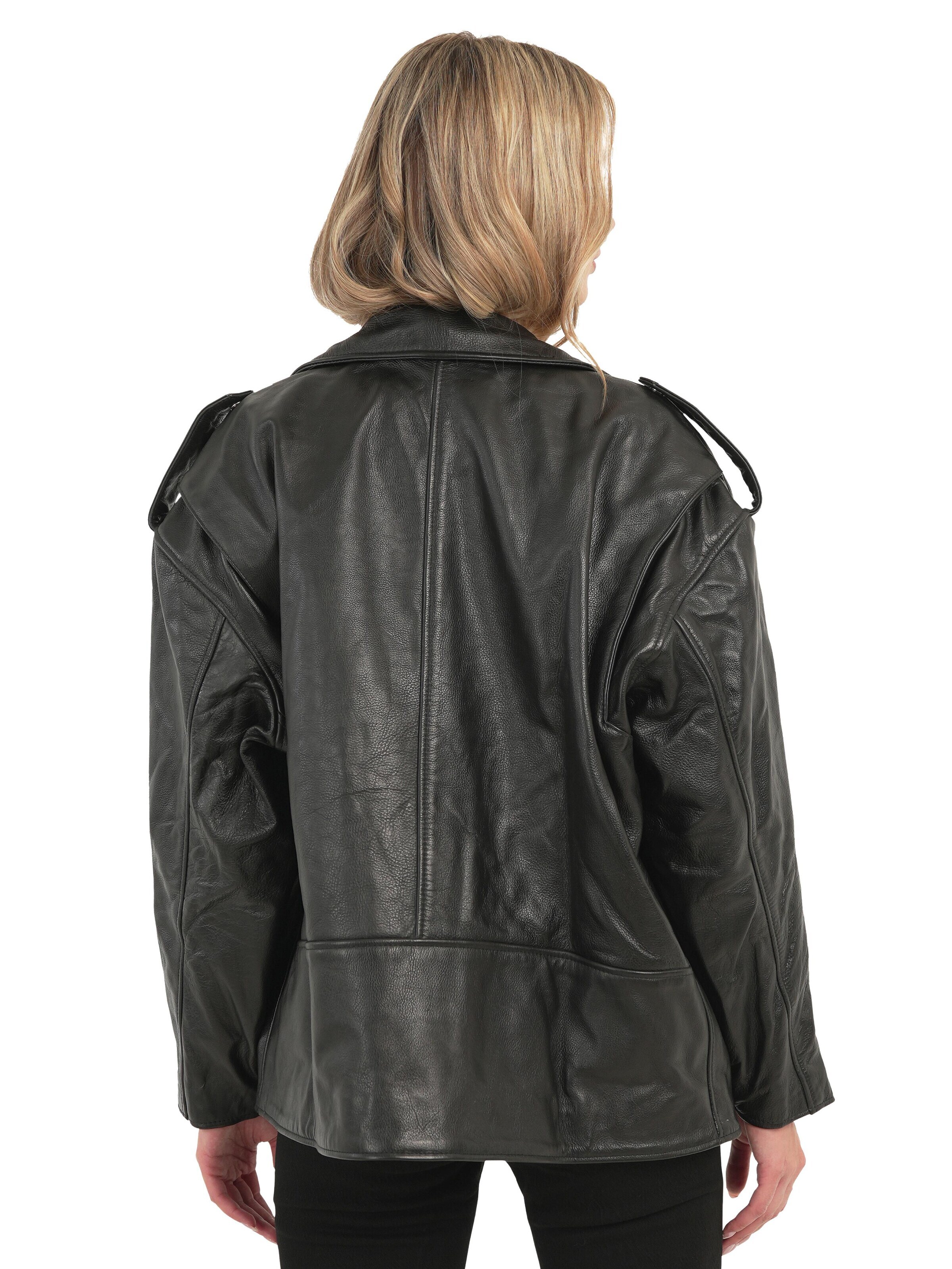 Chic and Clicks - Chaqueta de entretiempo 'Noir' en negro