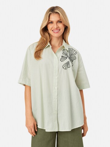 Masai Shirt 'MaIrvine' in Groen: voorkant