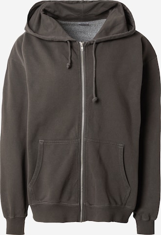 Cotton On Zip-Up Hoodie 'Classic' in Brown: front