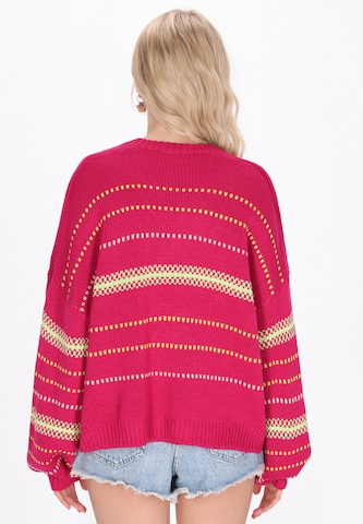 Pull-over IZIA en rose