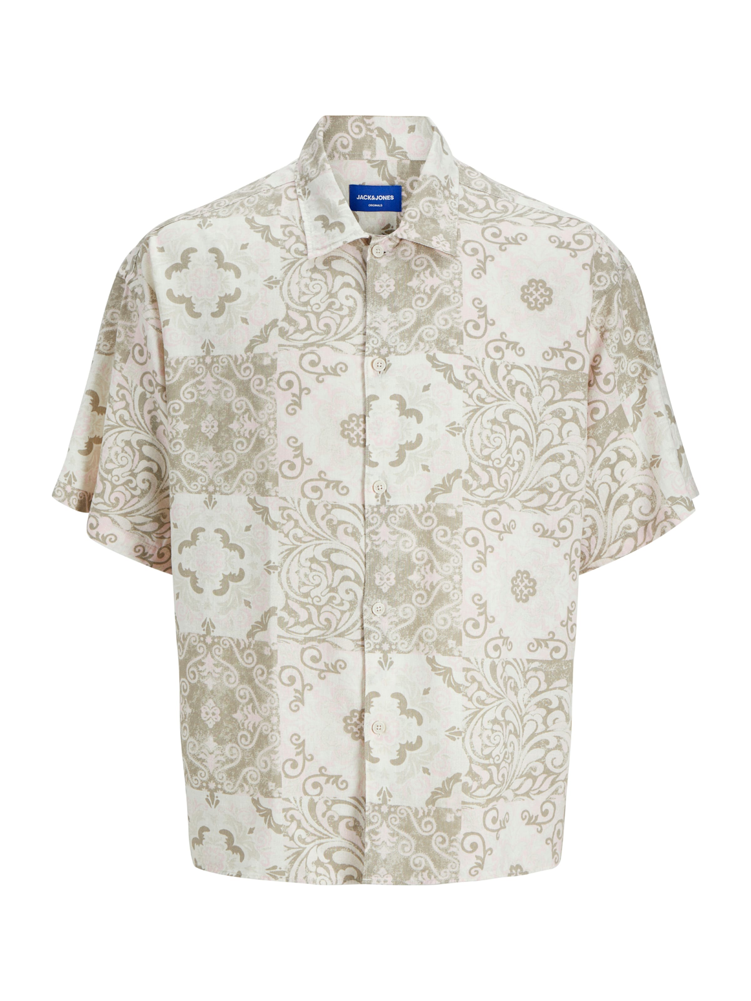 Fit confort Chemise 'JORHYDRA' Jack & Jones Plus en rose : devant