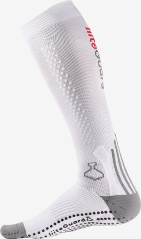 liiteGuard Sportsocken 'Shin-Tech' in Weiß: predná strana