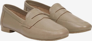 Desa Classic Flats 'Slipper' in Grey: front