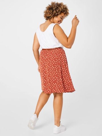 ABOUT YOU Curvy Skirt 'Yara' in Brown