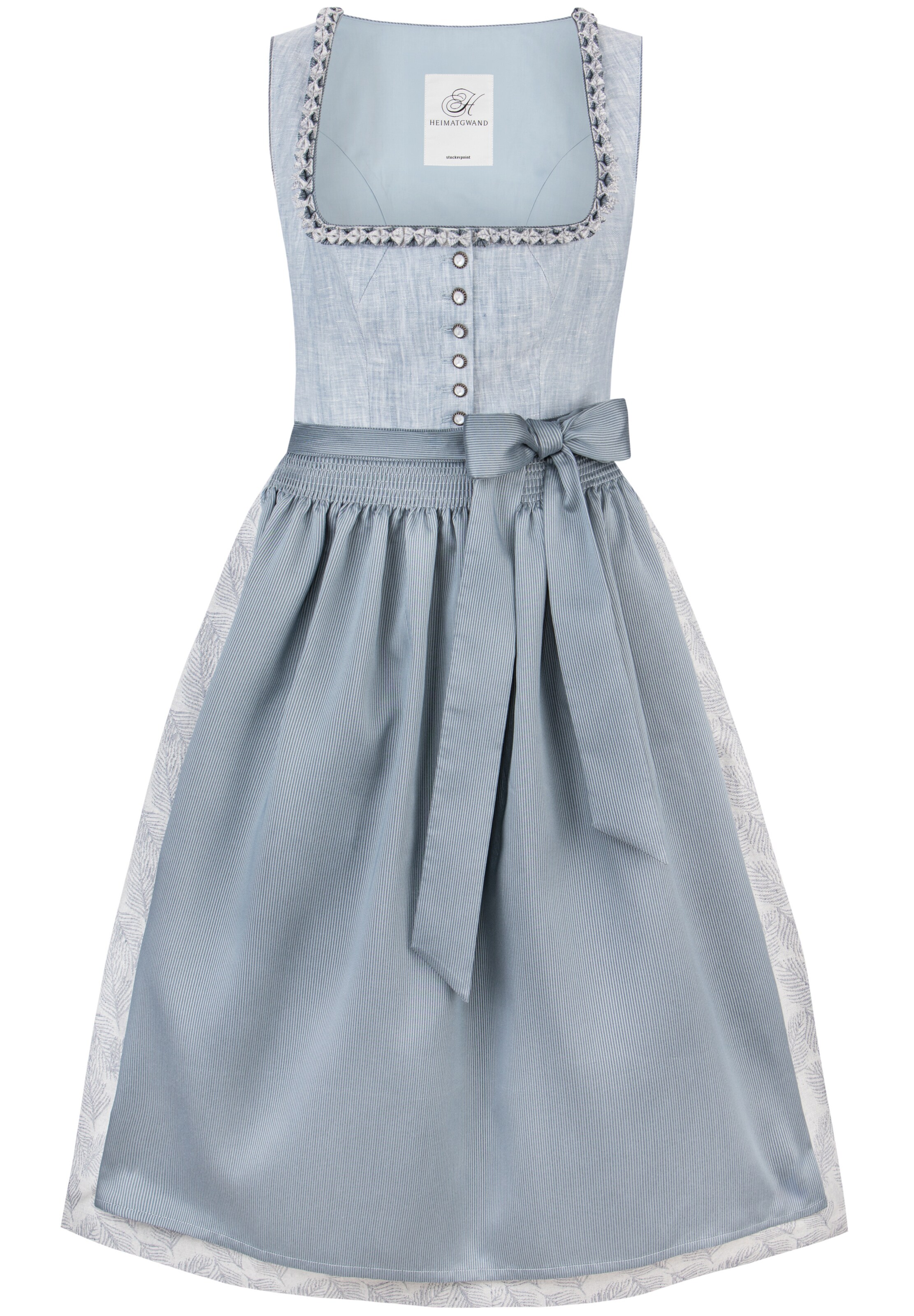 STOCKERPOINT Dirndl 'Sarina' in Blau: Vorderseite