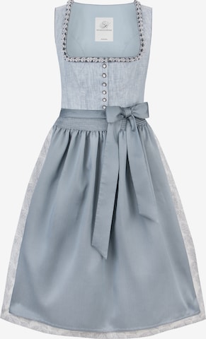 STOCKERPOINT Dirndl 'Sarina' in Blau: Vorderseite