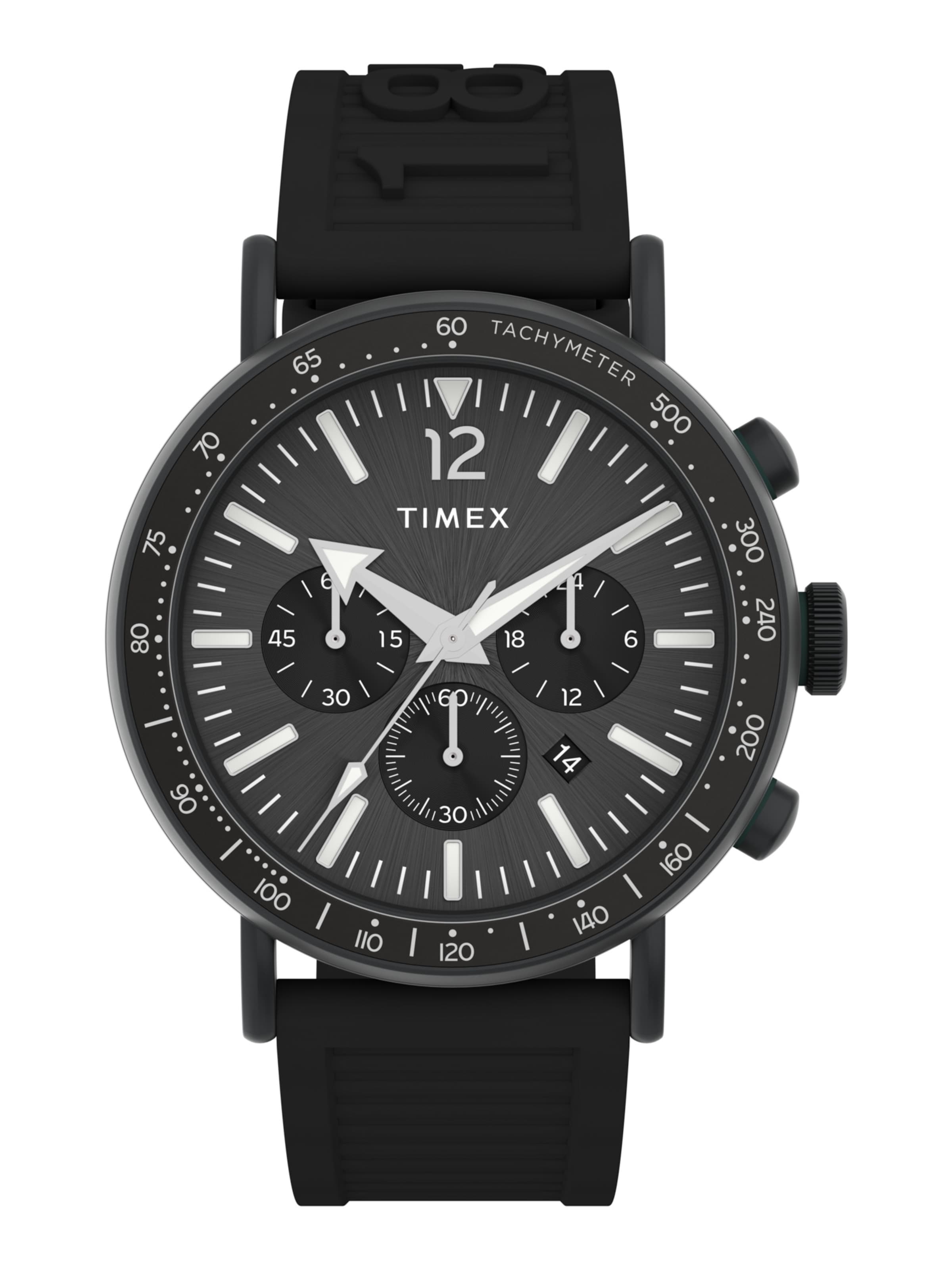 TIMEX Analog watch in Black: front
