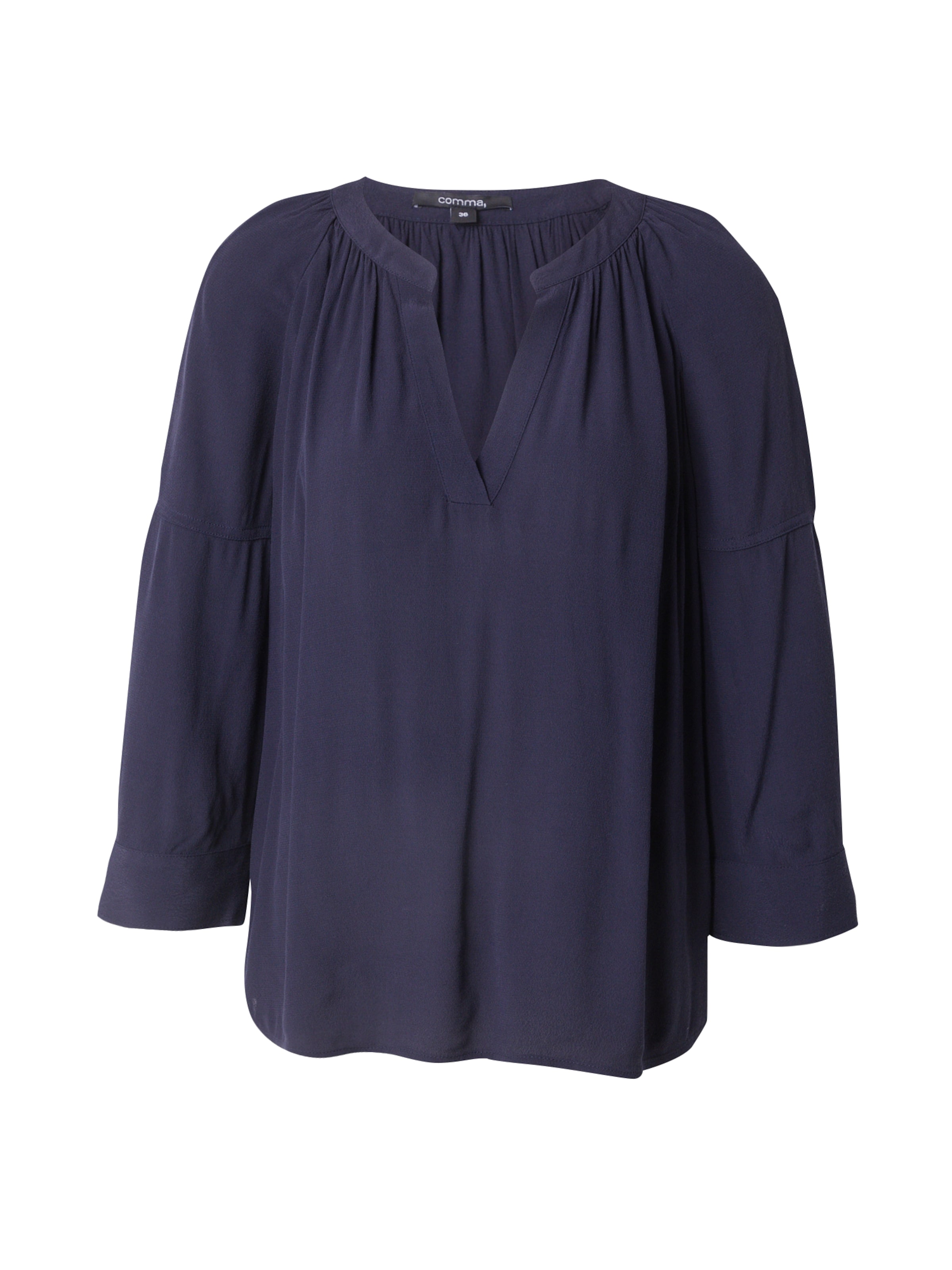 COMMA Blouse in Blauw: voorkant