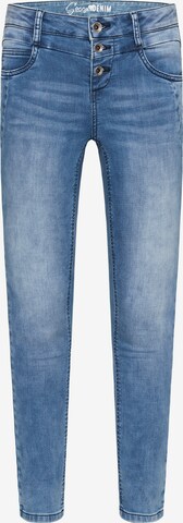 Soccx Slimfit Jeans 'MI:RA' in Blau: predná strana