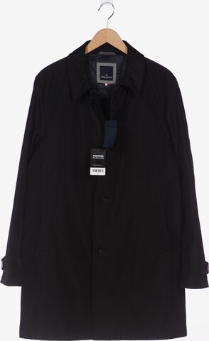 HECHTER PARIS Jacket & Coat in L-XL in Black: front