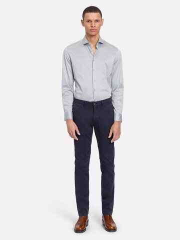 Baldessarini Slimfit He-Hose Chino Pima Cotton Stretch 'Jorck' in Blau