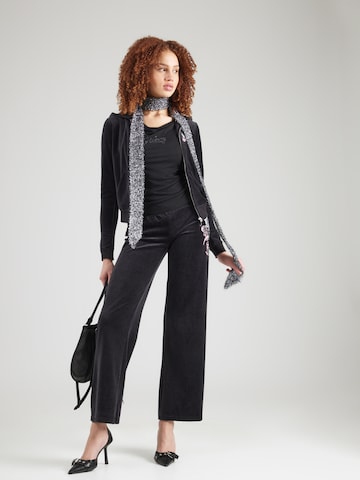 Juicy Couture Sweatjacka 'WRAP YOU UP' i svart