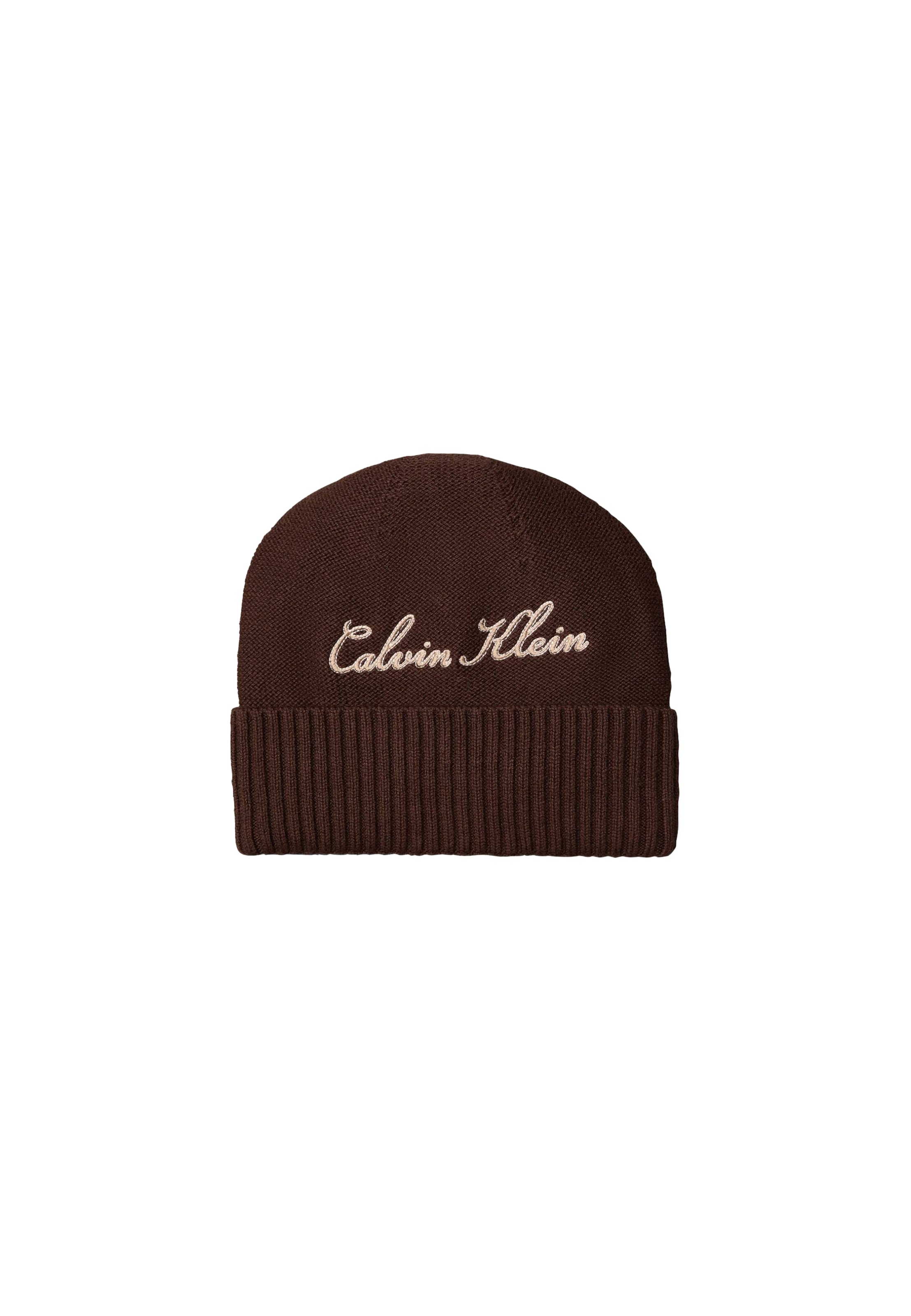 Calvin Klein Шапка в кафяво: отпред