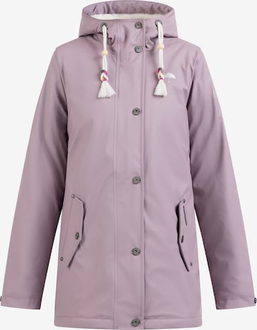 Veste fonctionnelle 'Keyti' Schmuddelwedda en violet : devant