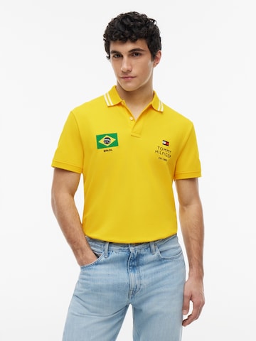 TOMMY HILFIGER Μπλουζάκι σε κίτρινο: μπροστά