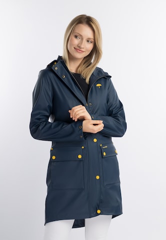 Manteau fonctionnel Schmuddelwedda en bleu : devant