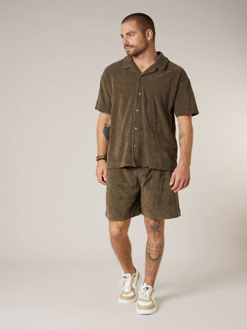 Deeluxe Regular fit Overhemd 'Creekson' in Groen: voorkant