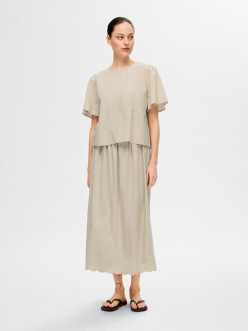 SELECTED FEMME Μπλούζα 'Melli' σε μπεζ