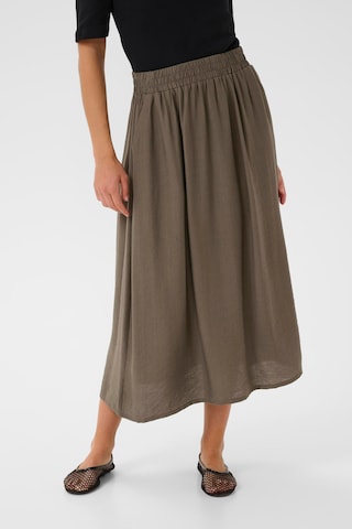 Kaffe Skirt 'KARea' in Brown: front