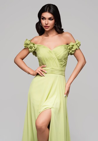 Robe de soirée Ombre en vert