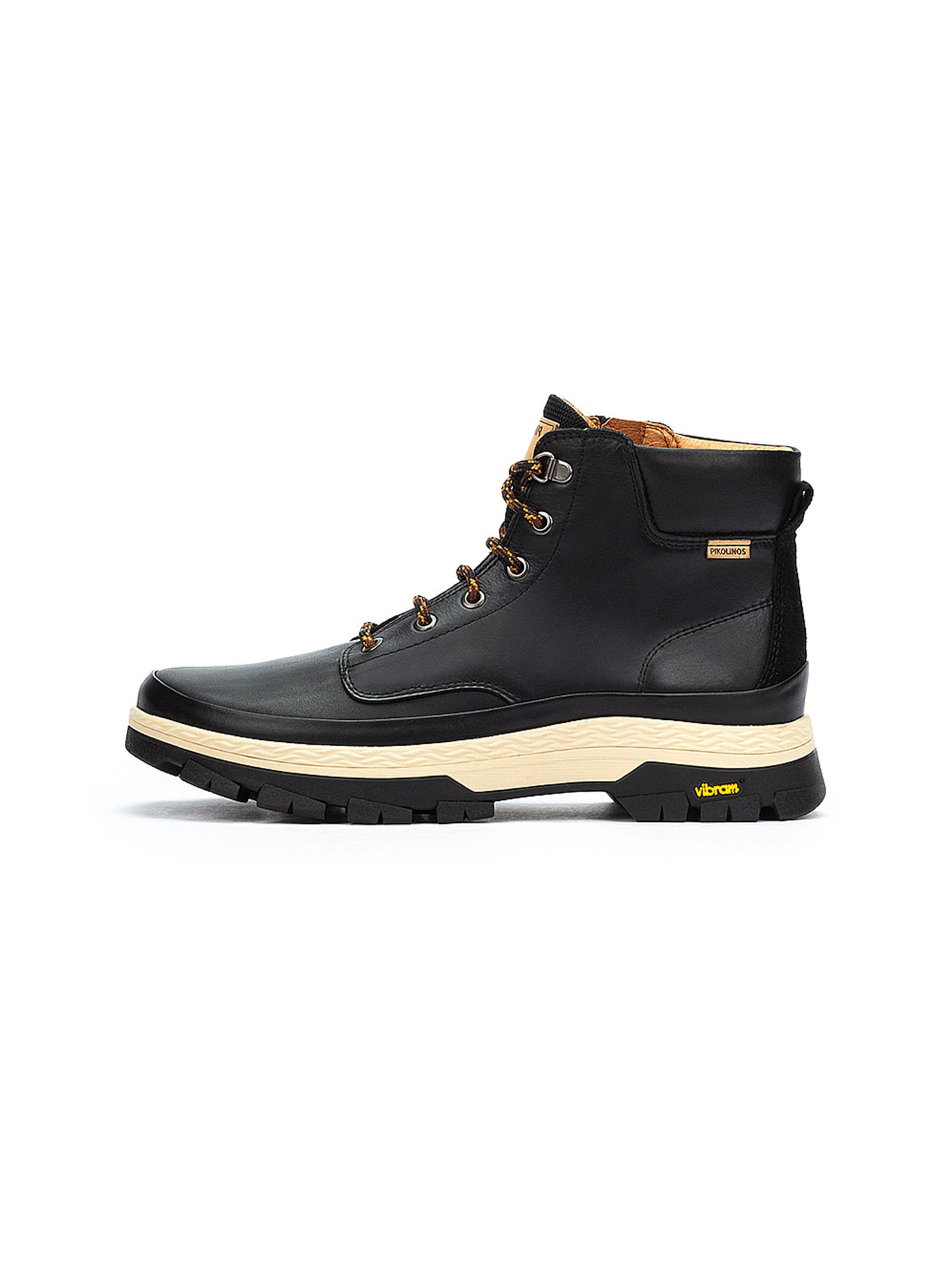 Boots stringati 'Santander' di PIKOLINOS in nero: frontale