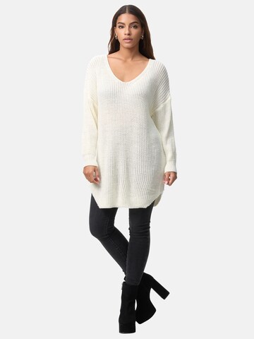 Elara Pullover in Weiß