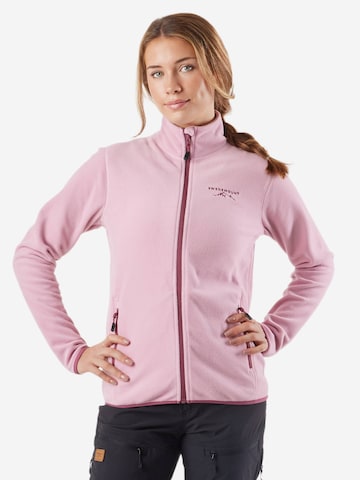 SWEDEMOUNT Functionele fleece jas 'Stryn' in Roze