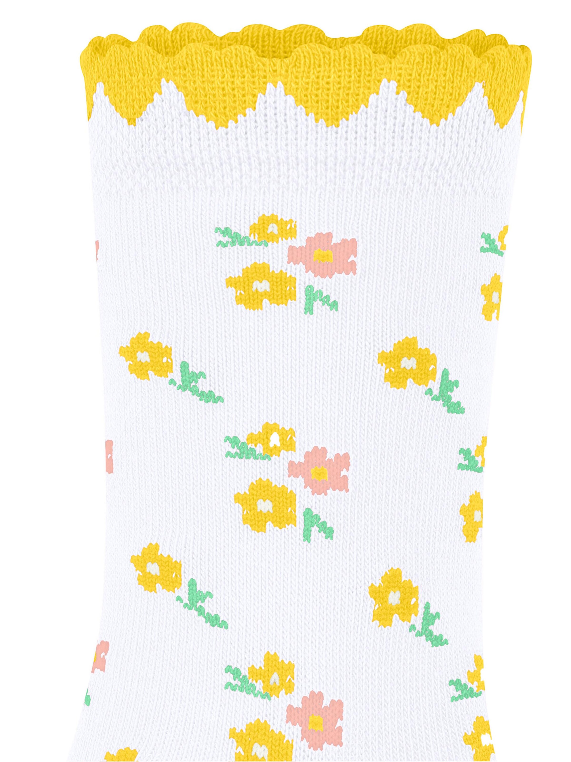 FALKE Socks 'Ditsy Flowers' in White