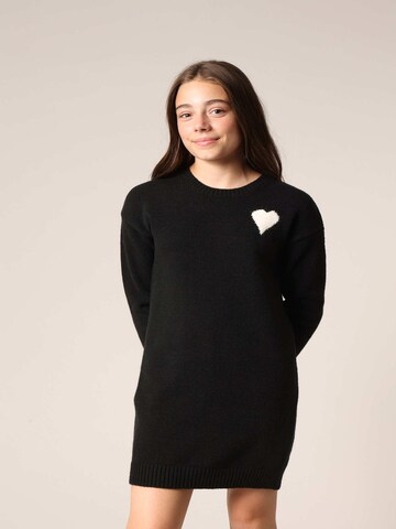 Robes en maille 'Kissy' Deeluxe en noir : devant