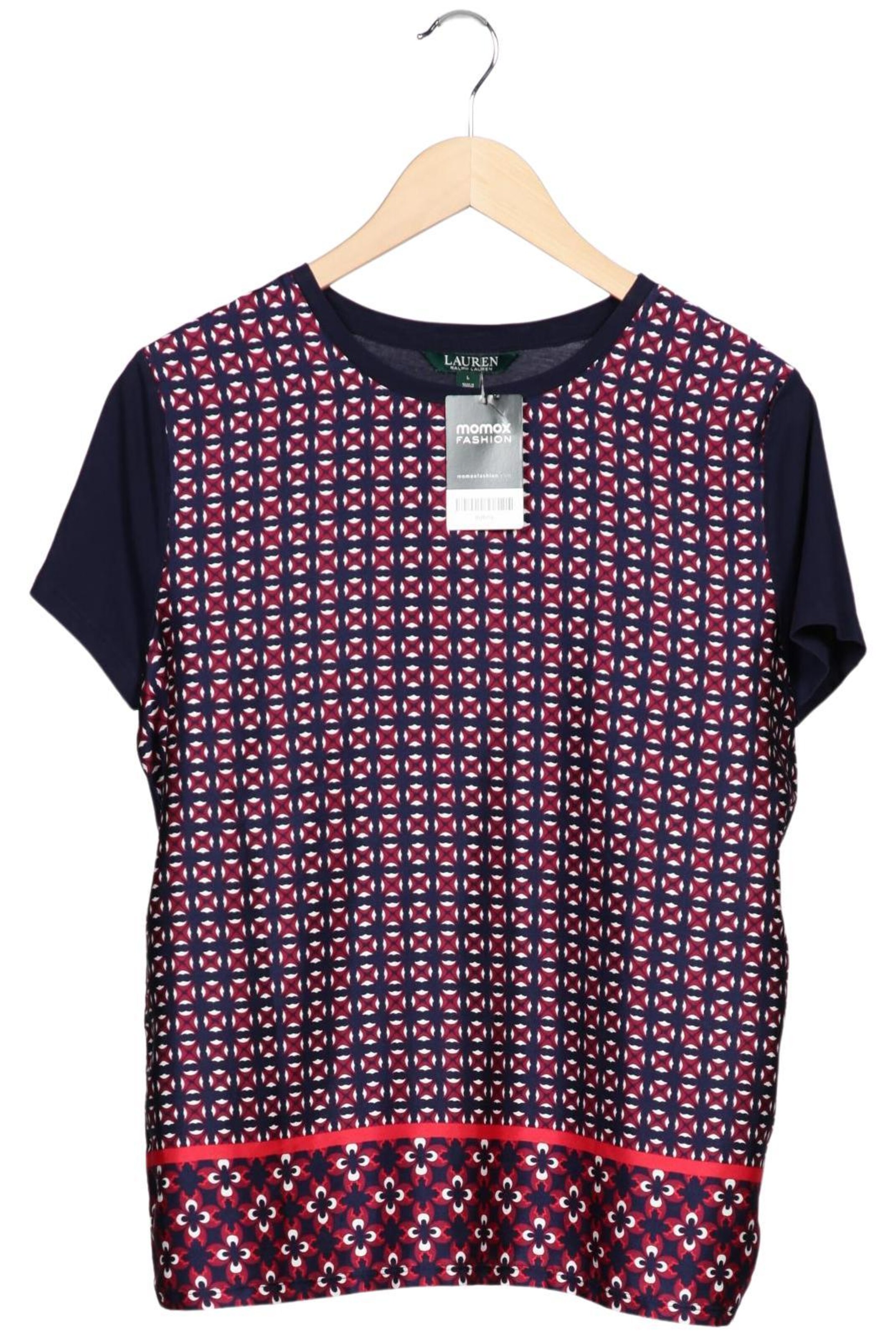 Lauren Ralph Lauren T-Shirt L in Blau: Vorderseite