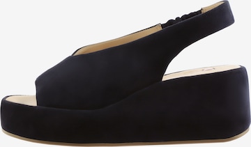 Sandales à lanières 'MIMI' Högl en bleu : devant