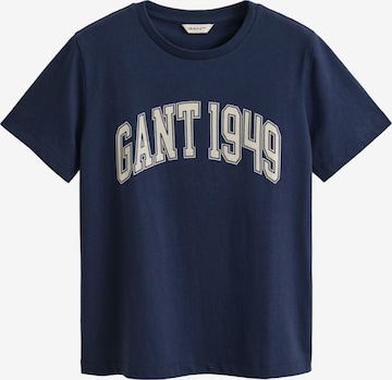 GANT Тениска в синьо: отпред