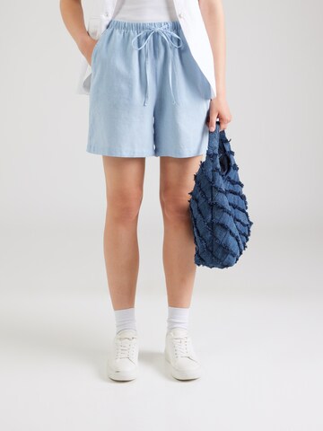 SELECTED FEMME Regular Pants 'SLFLUISA' in Blue: front