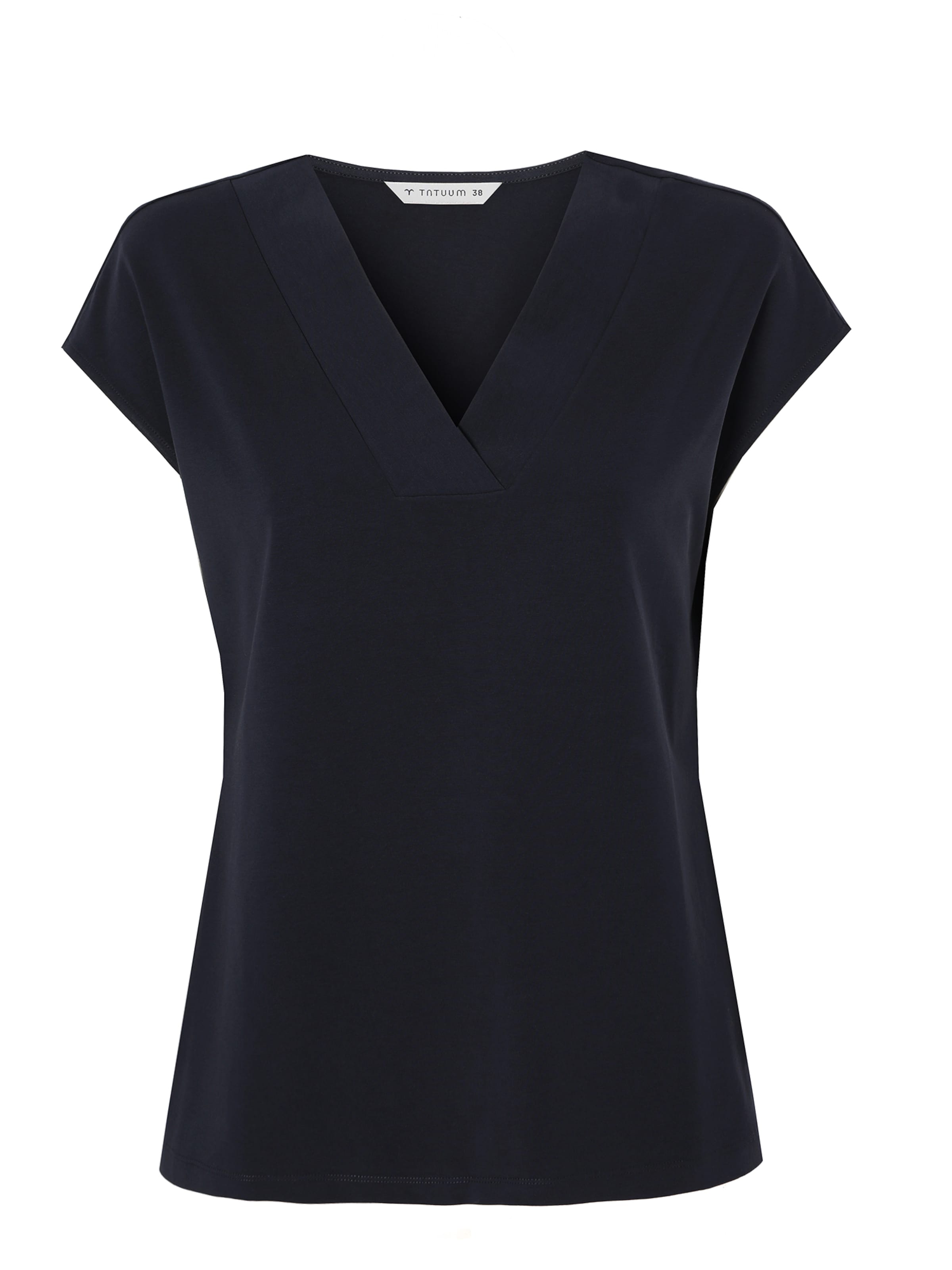 TATUUM Damenbluse Strickware NAVIX in Blau: Vorderseite