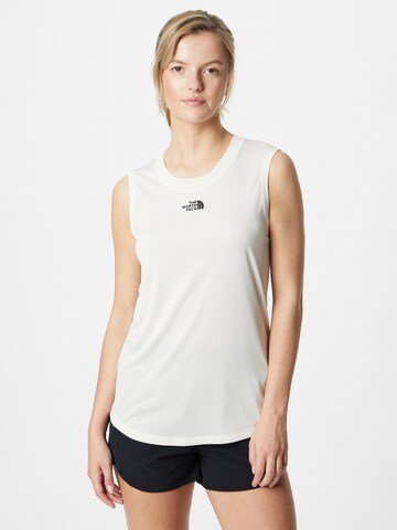 THE NORTH FACE Sporttop in Wit: voorkant