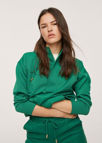 MANGO Sweatshirt 'Florida1' in Green: front