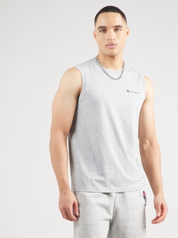 Champion Authentic Athletic Apparel Tričko – šedá: přední strana
