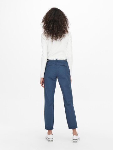ONLY Slim fit Chino trousers 'BIANA' in Blue
