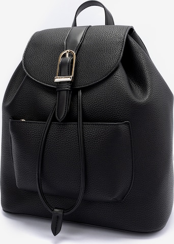 black leather backpack womens fiorelli Women's Anouk Backpack, Stylish with Adjustable Straps & Pockets, Comfortable : Clothing, Shoes & Jewelry Metropolitan and compact Fiorelli Black Pebbled Leather Backpack