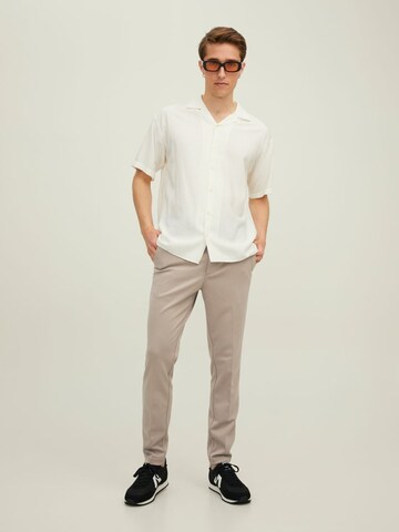 JACK & JONES Слим Брюки-чинос 'Marco' в Бежевый