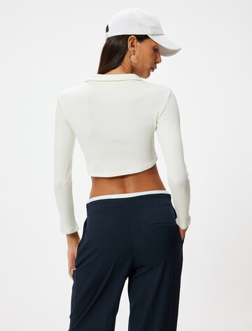 Koton Gebreid vest in Wit