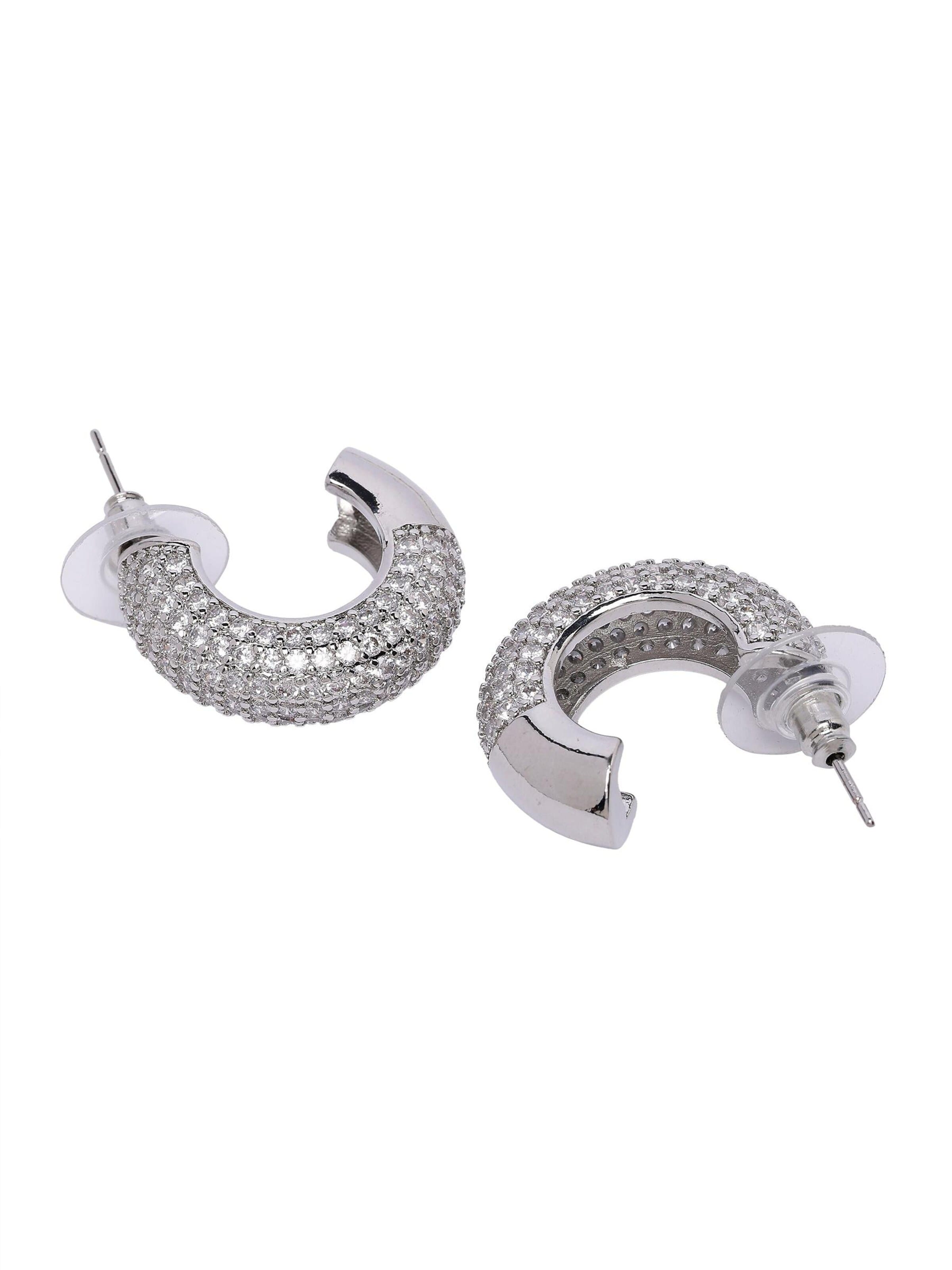 AVANT-GARDE PARIS Earrings 'Ines' in Silver