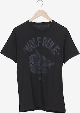 DIESEL T-Shirt L in Schwarz: Vorderseite
