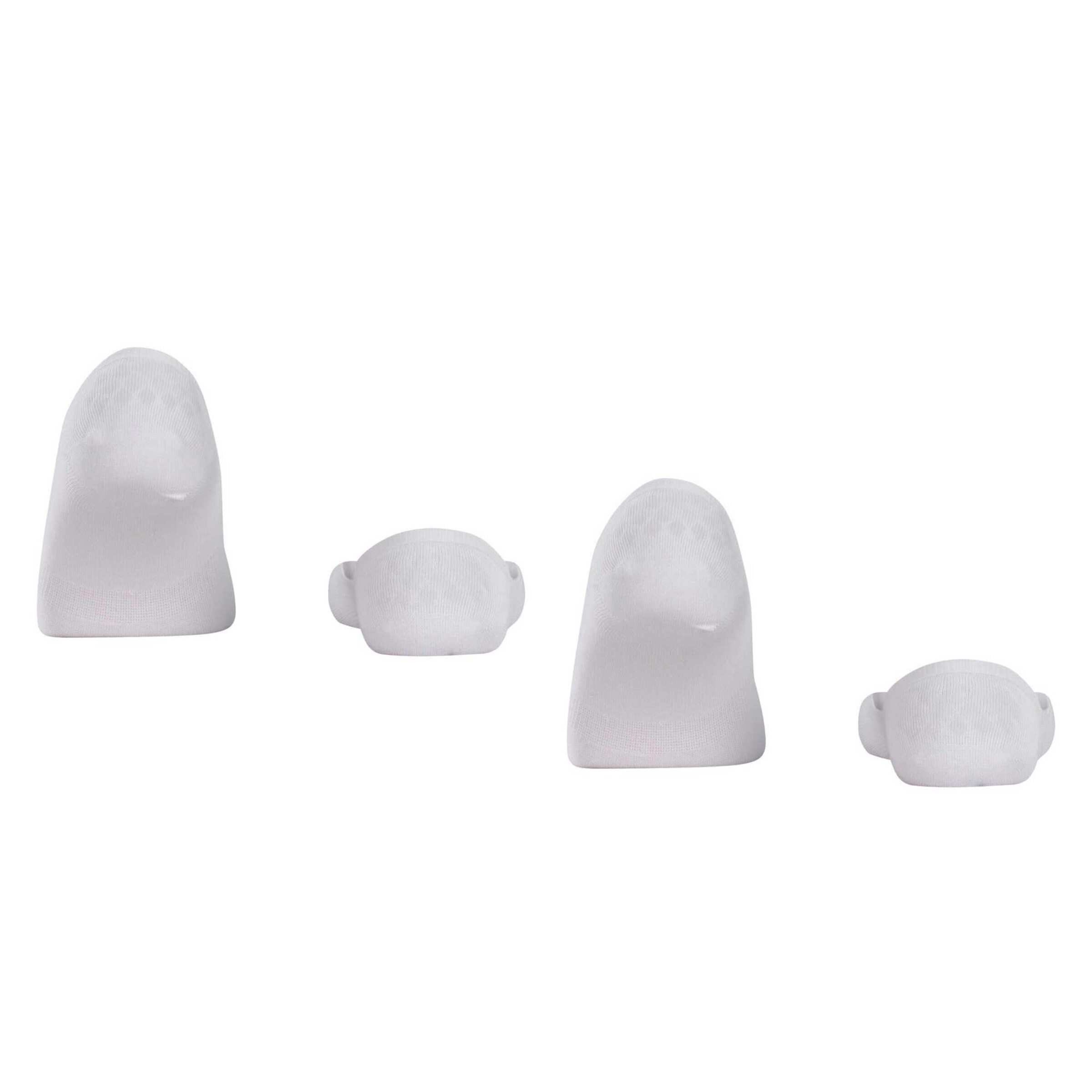 BURLINGTON Støvletter i hvid