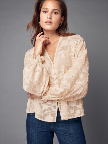 Next Blus i beige