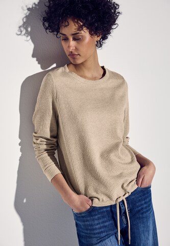 STREET ONE Sweatshirt in Beige