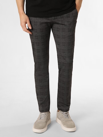 bugatti Slim fit Pants in Grey: front