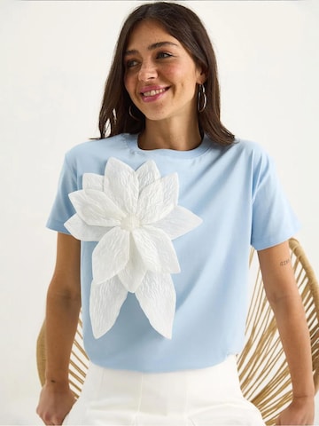 Bianco Lucci T-Shirts in Blau: Vorderseite