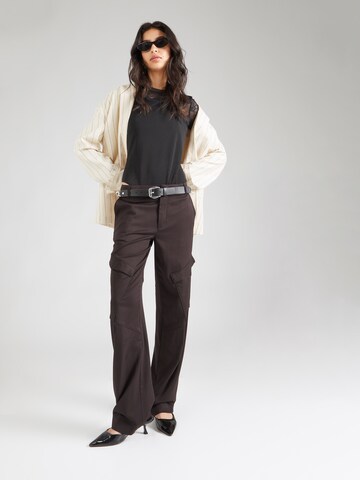 Dondup regular Cargojeans 'Camila' i sort