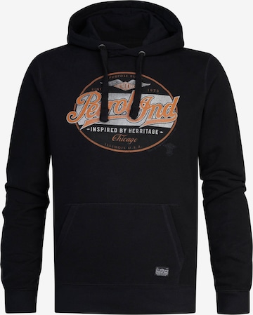 Petrol Industries Sweatshirt 'Ashland' in Schwarz: predná strana